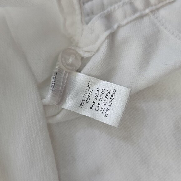 Calvin Klein Mercerized Slim Fit Men's Medium Polo Tennis Golf Shirt White Grey - Picture 3 of 13